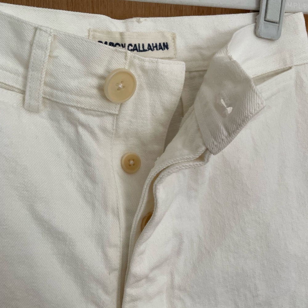 Caron Callahan White Wide Leg Pants - Picture 9 of 9